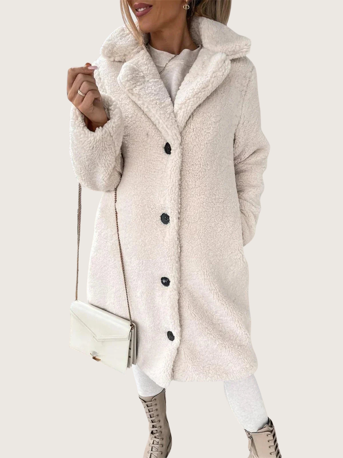 Zofia | płaszcz teddy